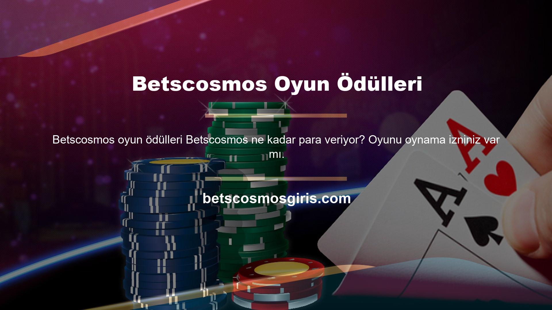 Casino severler Betscosmos Casino web sitesinden harika kazançların tadını çıkarabilirler